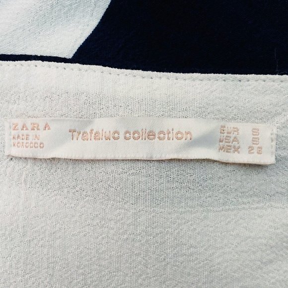 Zara Trafaluc One Shoulder Belted Top - Picture 4 of 6